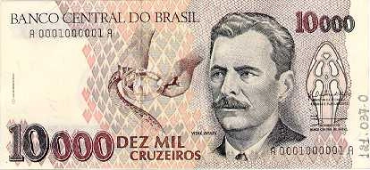 10000 Cruzeiros 1990